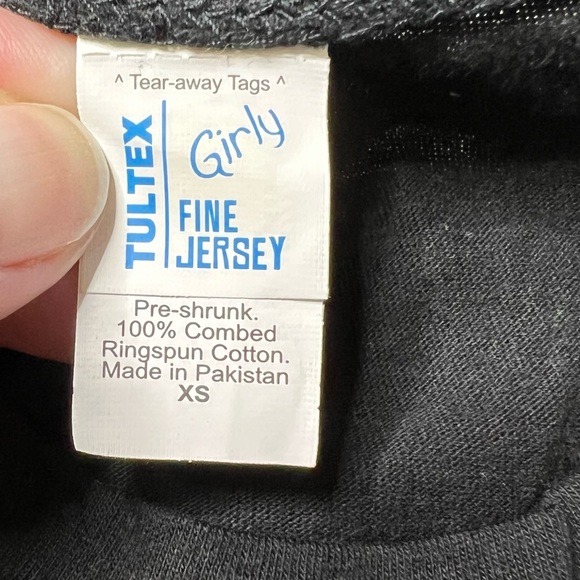 NWOT Alicia Keys {Tultex} 2009 SS Fitted Graphic T-Shirt Black Women’s XS - Picture 5 of 7